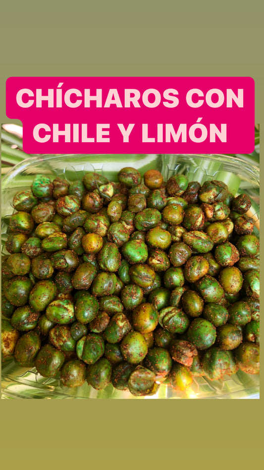 Chícharos con chile y Limón