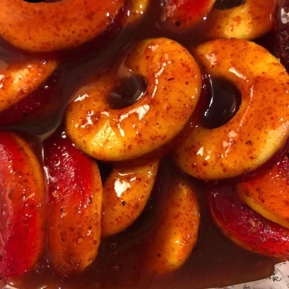 GOMITAS DE DURAZNO CON CHILITO Y CHAMOY